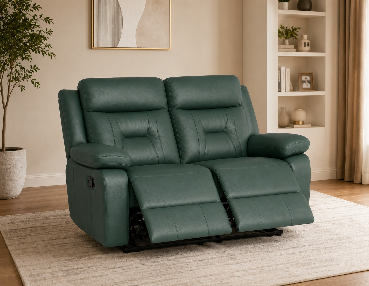 Leather 2-Seater Recliner